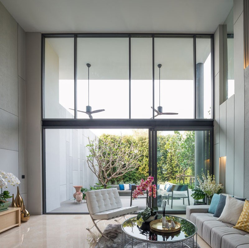 Biệt thự hiện đại Town House ở Thái Lan do Baan Puripuri thiết kế